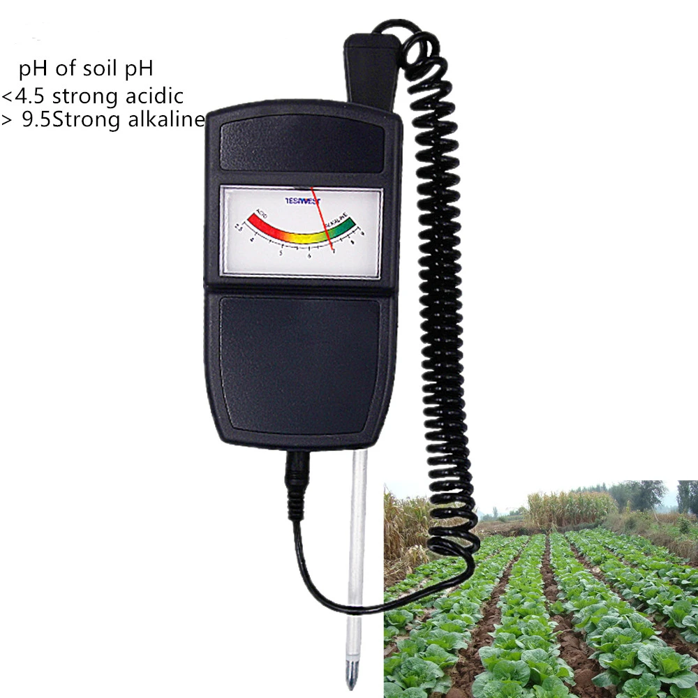 Portable Soil Tester Pointer type PH Measuring Instrument Soil PH Meter Acid Alkali Testing for Plant Garden Flower 50%off
Portable Soil Tester Pointer type PH Measuring Instrument Soil PH Meter Acid Alkali Testing for Plant Garden Flower 50%off