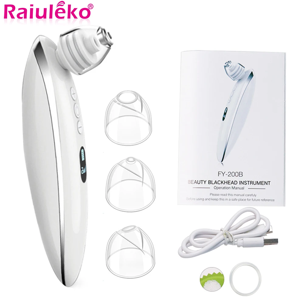 Electric Blackhead Remover Pore Acne Pimple Removal Vacuum Suction Shrink Pore Facial Nose Cleaner Tool Black Head Remove Unisex
Electric Blackhead Remover Pore Acne Pimple Removal Vacuum Suction Shrink Pore Facial Nose Cleaner Tool Black Head Remove Unisex