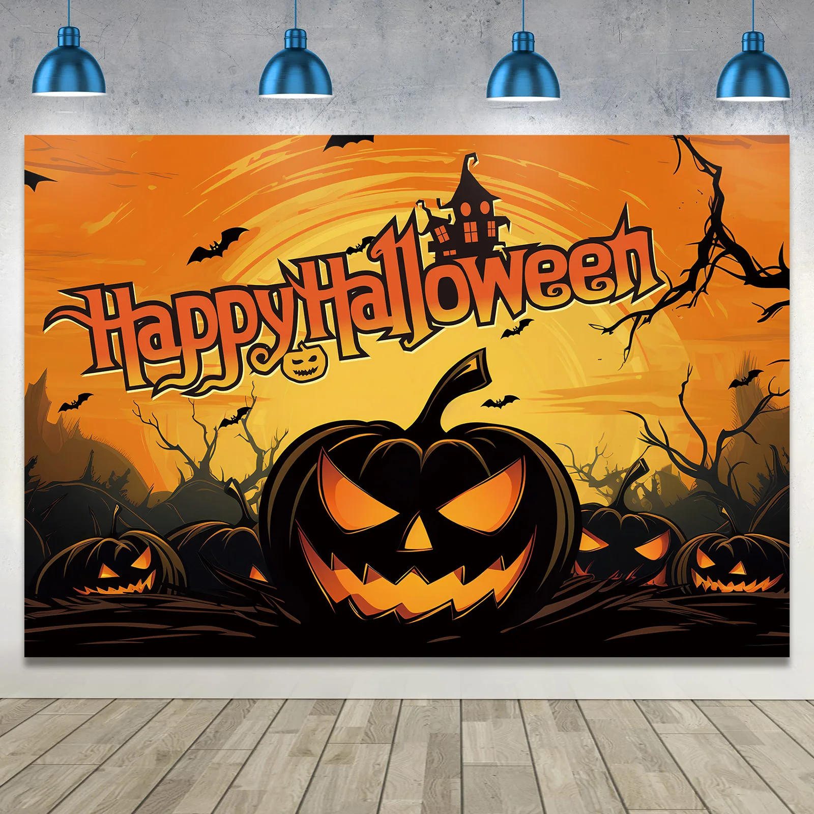 Halloween Castle Background Cloth Terror Theme Event Party Banner Photography Atmosphere Scene Layout
Halloween Castle Background Cloth Terror Theme Event Party Banner Photography Atmosphere Scene Layout
