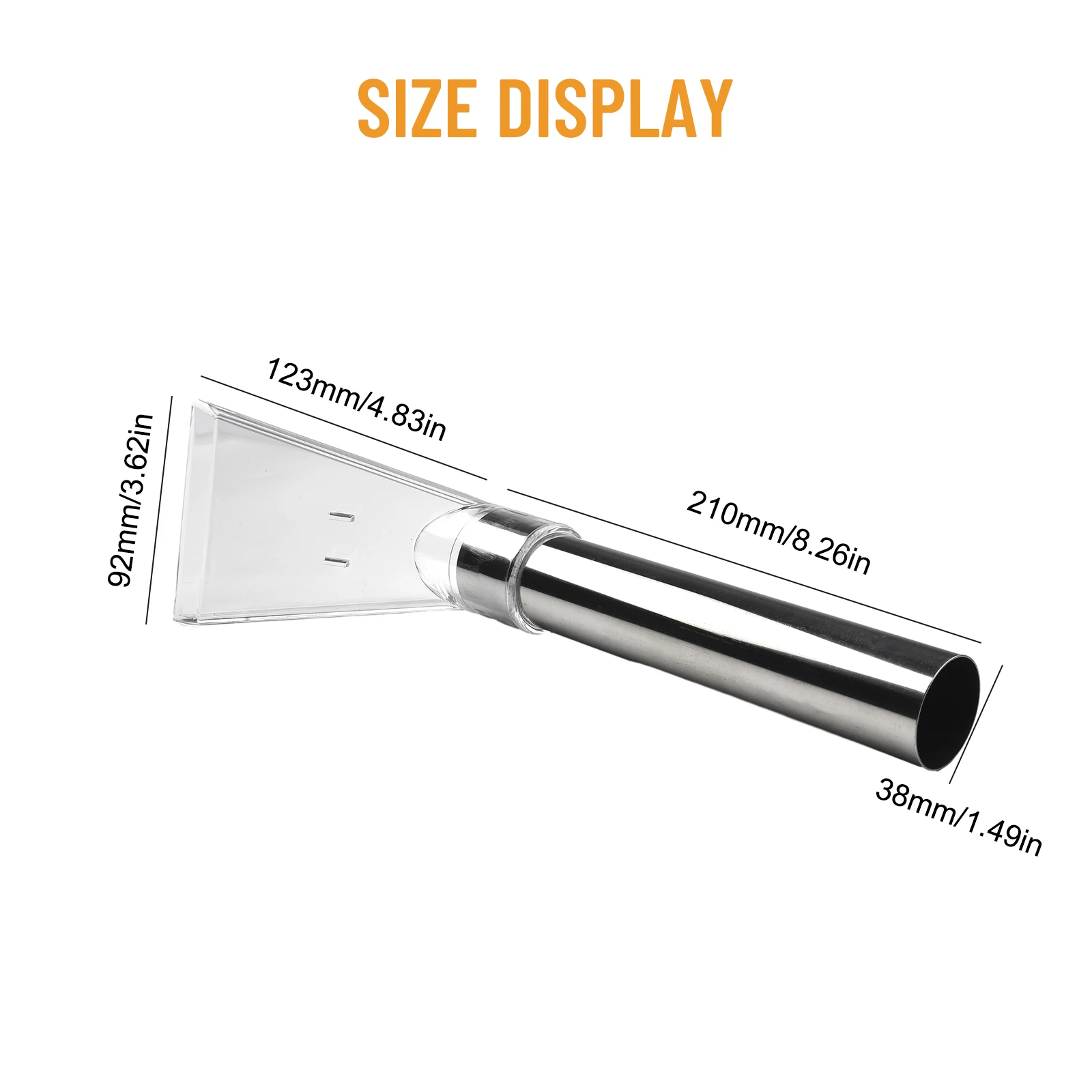 Vacuum Cleaner Swivel Head Vacuum Cleaner Brush Head Adapters Floor Nozzle Household Cleaning Tool Steel Tube Durable Brand New
Vacuum Cleaner Swivel Head Vacuum Cleaner Brush Head Adapters Floor Nozzle Household Cleaning Tool Steel Tube Durable Brand New