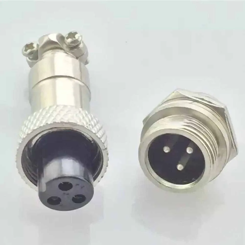 Electric Bicycle Scooter Connector GX12 3pin Parts Silver 1 Pc 12mm ABS Battery Charger Plug Cable Male+Female
Electric Bicycle Scooter Connector GX12 3pin Parts Silver 1 Pc 12mm ABS Battery Charger Plug Cable Male+Female