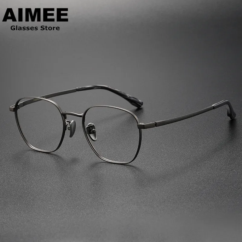 Korean Style Pure Titanium Glasses Frame Men Small Square Eyeglasses Myopia Prescription Eyewear Women Optical Blue Light Lenses
Korean Style Pure Titanium Glasses Frame Men Small Square Eyeglasses Myopia Prescription Eyewear Women Optical Blue Light Lenses