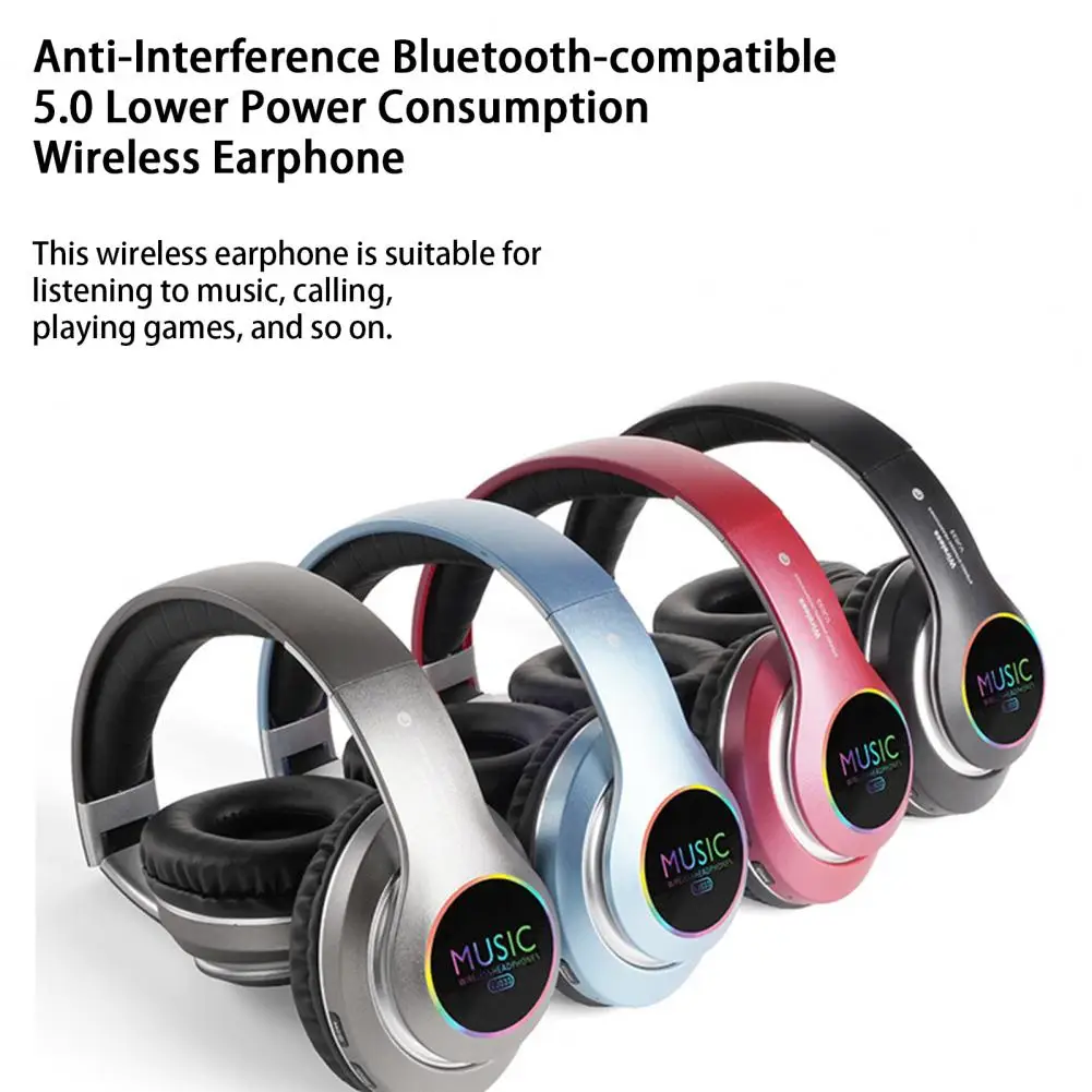 Portable High-Fidelity 40MM/32Ohm Support TF Card Playback Bluetooth-compatible 5.0 Wireless Earbuds Daily Use
Portable High-Fidelity 40MM/32Ohm Support TF Card Playback Bluetooth-compatible 5.0 Wireless Earbuds Daily Use