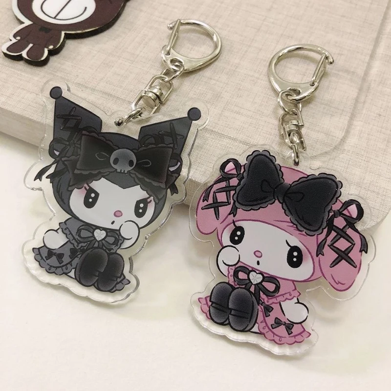 1Pc Anime Sanrio Keychain Kuromi Melody Dark Wind Gothic Skirt Cosplay Kawaii Keyring Acrylic Bag Pendant Couple Keychain Gift
1Pc Anime Sanrio Keychain Kuromi Melody Dark Wind Gothic Skirt Cosplay Kawaii Keyring Acrylic Bag Pendant Couple Keychain Gift