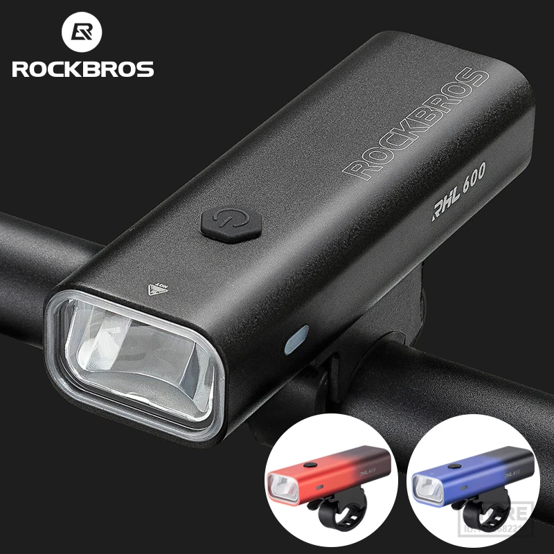 ROCKBROS Bicycle Light Front 600Lumen IPX6 Bike Rechargeable 2600mAh 5Modes Flashlight Type-C Cycling Lamp Accessories
ROCKBROS Bicycle Light Front 600Lumen IPX6 Bike Rechargeable 2600mAh 5Modes Flashlight Type-C Cycling Lamp Accessories