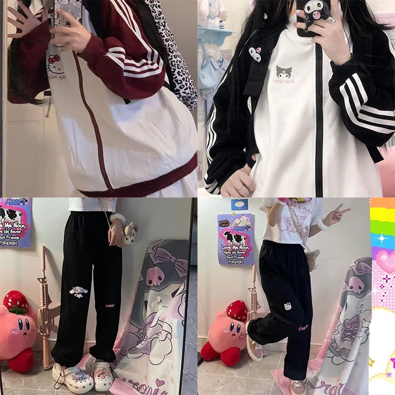 Новинка Sanrio Kawaii аниме Hello Kitty Спортивная повседневная бейсбольная форма Kuromi мультфильм милый колледж Стильный Модный Кардиган Куртка Y2k
Новинка Sanrio Kawaii аниме Hello Kitty Спортивная повседневная бейсбольная форма Kuromi мультфильм милый колледж Стильный Модный Кардиган Куртка Y2k