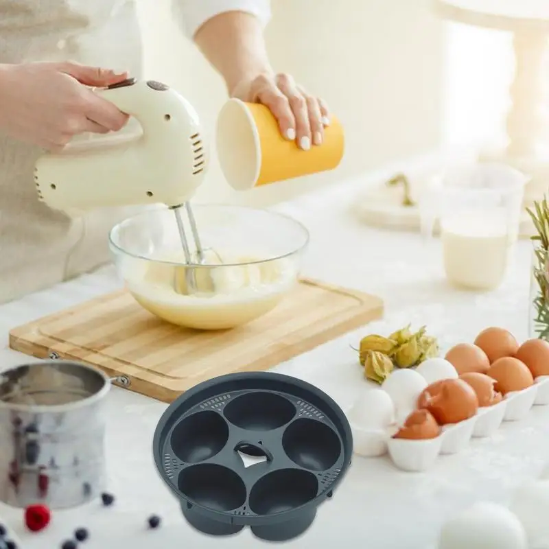 

SteamEGGS Egg Cooker Insert Reusable Egg Cooker Egg Cooker Insert Time-Saving Egg Boiling Accessories BPA Free Poacher For Home