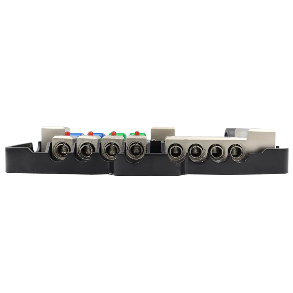 Fuse Holder Fuse Block Boat Car 2v-24v DC Battery 4 X 4/8GA Four-out Fuse Holder Four-way Two-in Fuse Accessories
Fuse Holder Fuse Block Boat Car 2v-24v DC Battery 4 X 4/8GA Four-out Fuse Holder Four-way Two-in Fuse Accessories