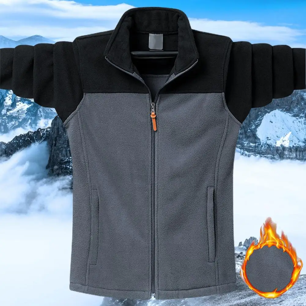 Winter Fleece Jacket Men Warm Full Zipper Jackets Couple Fleece Hiking Coat Outdoor Tactical Windproof Mens Jacket Plus Size 3XL
Winter Fleece Jacket Men Warm Full Zipper Jackets Couple Fleece Hiking Coat Outdoor Tactical Windproof Mens Jacket Plus Size 3XL