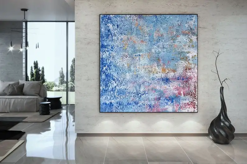 

Large Abstract Painting,Modern abstract painting,painting wall art,large wall art decor,colorful abstract,abstract texture huge