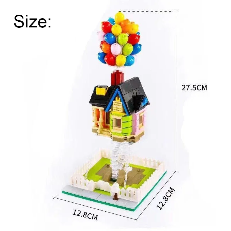 686PCS Flying Float Balloon House Building Block City Architecture Tensegrity Sculptures Classic with Figure Animal Children Toy 686PCS Flying Float Balloon House Building Block City Architecture Tensegrity Sculptures Classic with Figure Animal Children Toy