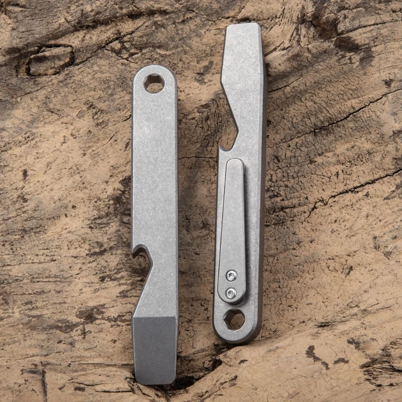 Titanium Pry Bar Pry EDC Tool Bottle Opener Outdoor Multifunctional Prybar with Pocket Clip used for Outdoor Camping Durable
Titanium Pry Bar Pry EDC Tool Bottle Opener Outdoor Multifunctional Prybar with Pocket Clip used for Outdoor Camping Durable