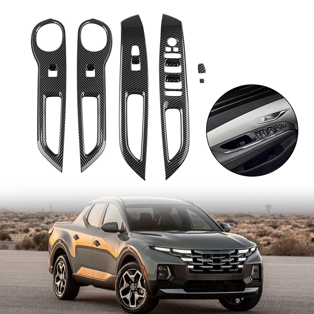 6 шт., отделка для выключателя автомобильной панели Hyundai Santa Cruz 2022, черная отделка для переключателя панели из углеродного волокна, аксессуары для интерьера
6 шт., отделка для выключателя автомобильной панели Hyundai Santa Cruz 2022, черная отделка для переключателя панели из углеродного волокна, аксессуары для интерьера