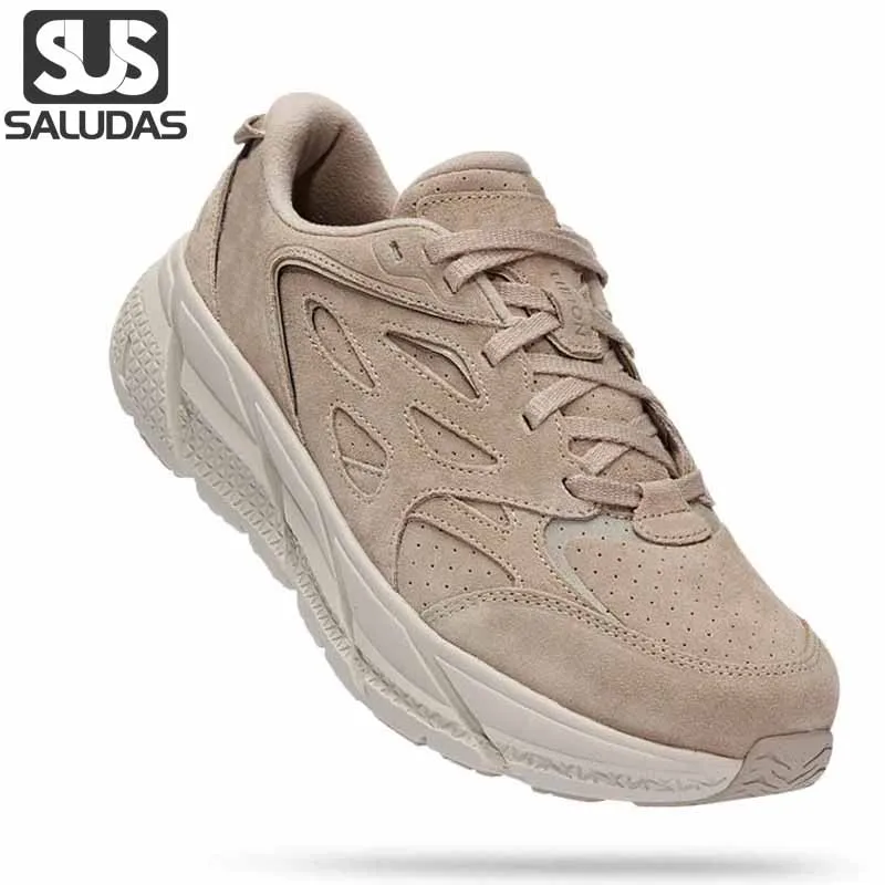 SALUDAS Clifton L Running Shoes Men Women Suede Leather Casual Sneakers Thick-Soled Cushioned Road Jogging Shoes Walking Shoes
SALUDAS Clifton L Running Shoes Men Women Suede Leather Casual Sneakers Thick-Soled Cushioned Road Jogging Shoes Walking Shoes