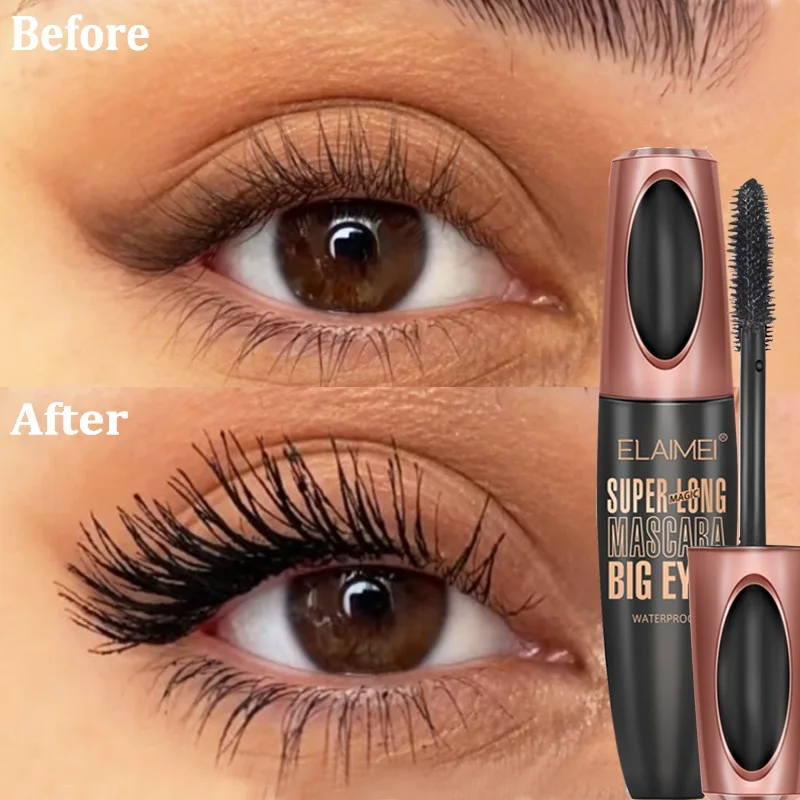 Waterproof Anti-sweat Mascara Lengthens Eyelashes Extension Black Silk Fiber Lasting Curling Female Mascara Makeup Cosmetic
Waterproof Anti-sweat Mascara Lengthens Eyelashes Extension Black Silk Fiber Lasting Curling Female Mascara Makeup Cosmetic