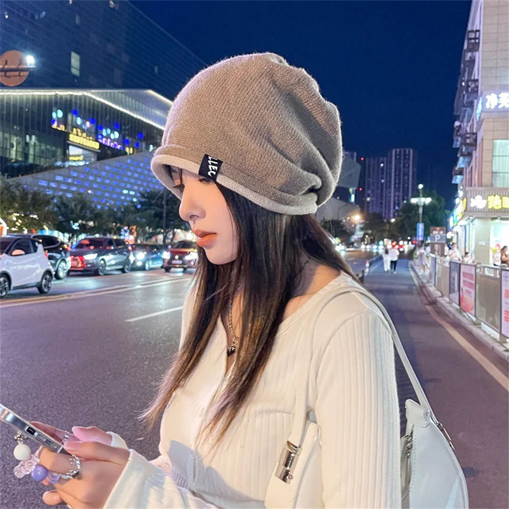 Korean Autumn and Winter New Hat Children's Fashion Label Knitted Woolen Hat Winter Warmth Net Red Pile Hat Pullover Hat
Korean Autumn and Winter New Hat Children's Fashion Label Knitted Woolen Hat Winter Warmth Net Red Pile Hat Pullover Hat