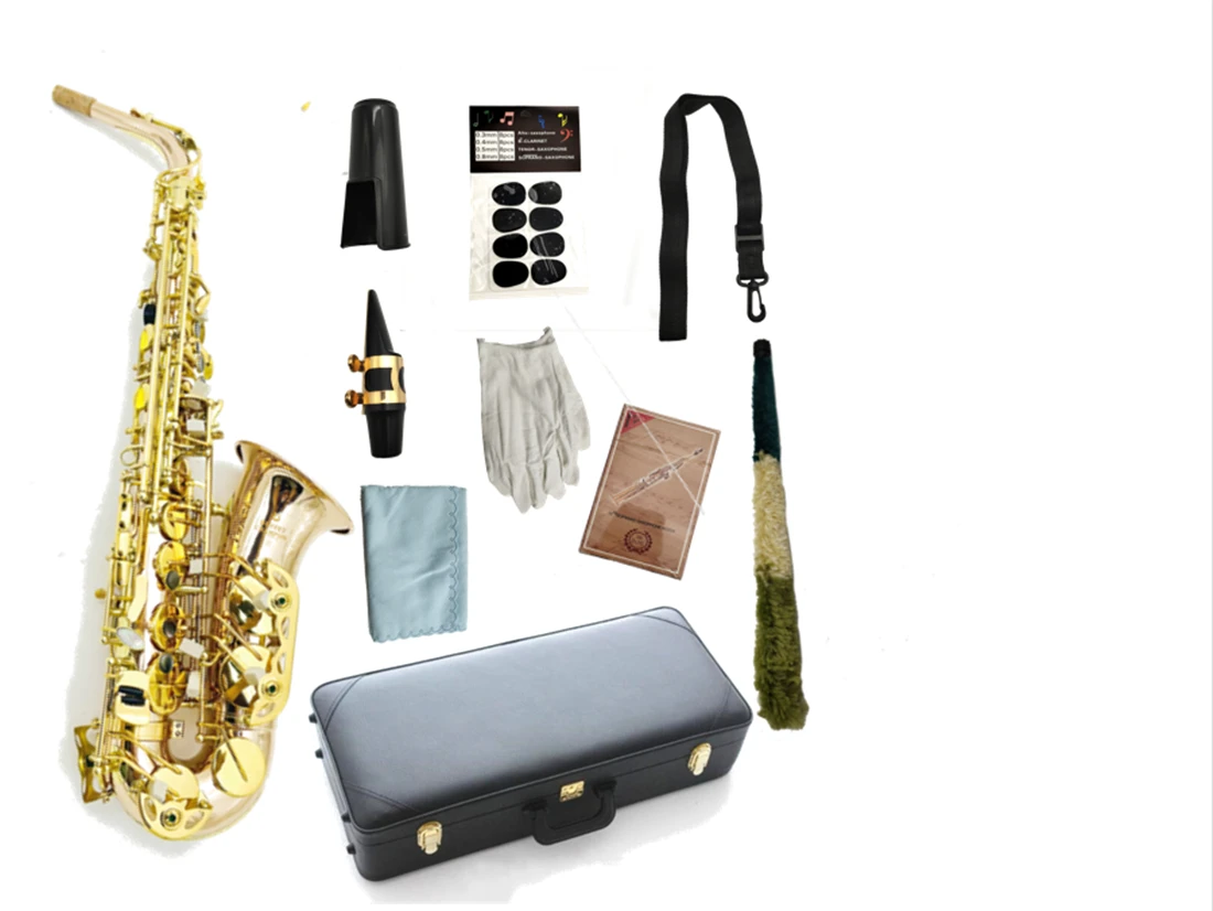 

Real Pictures Buffet Alto Saxophone Eb Tune Phosphor Bronze Professional Woodwind With Sax Mouthpiece Case Free Shipping