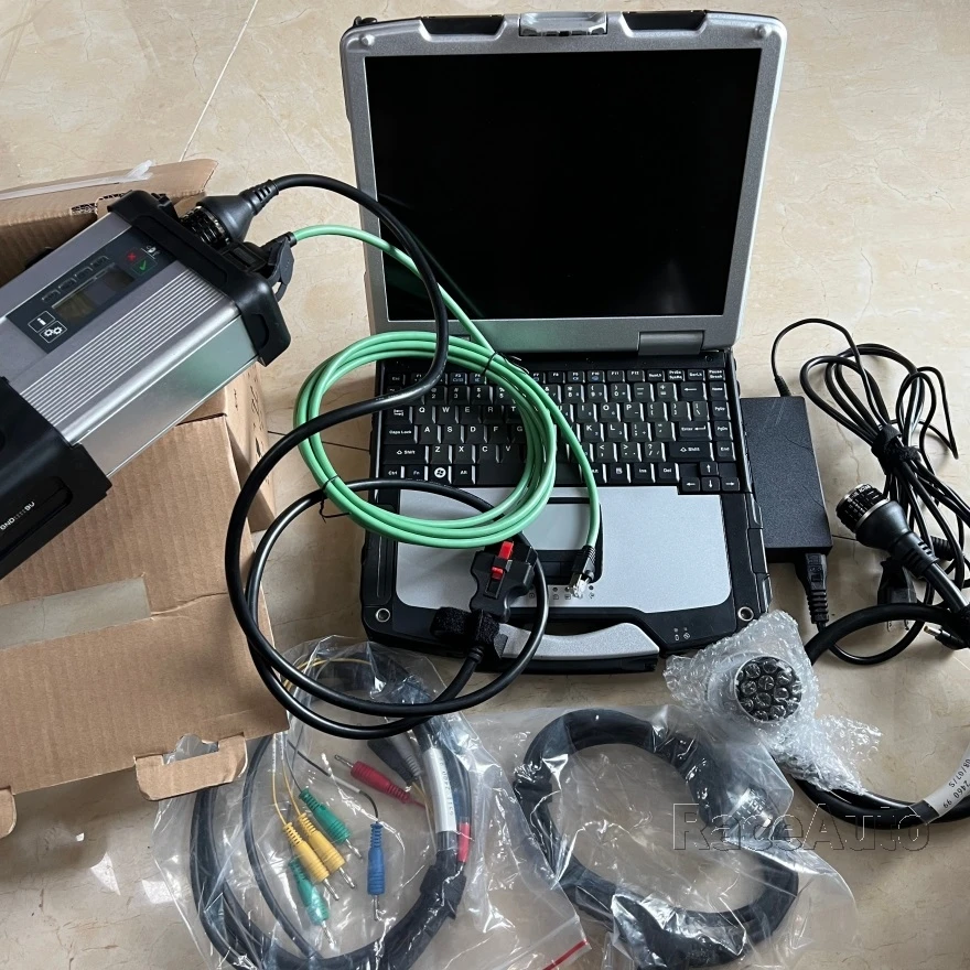 

MB SD Connect C5 STAR DIAGNOSTIC TOOL Laptop CF3O TOUCH PC Installed Well with Software 480gb SSD Multi-language READY TO USE