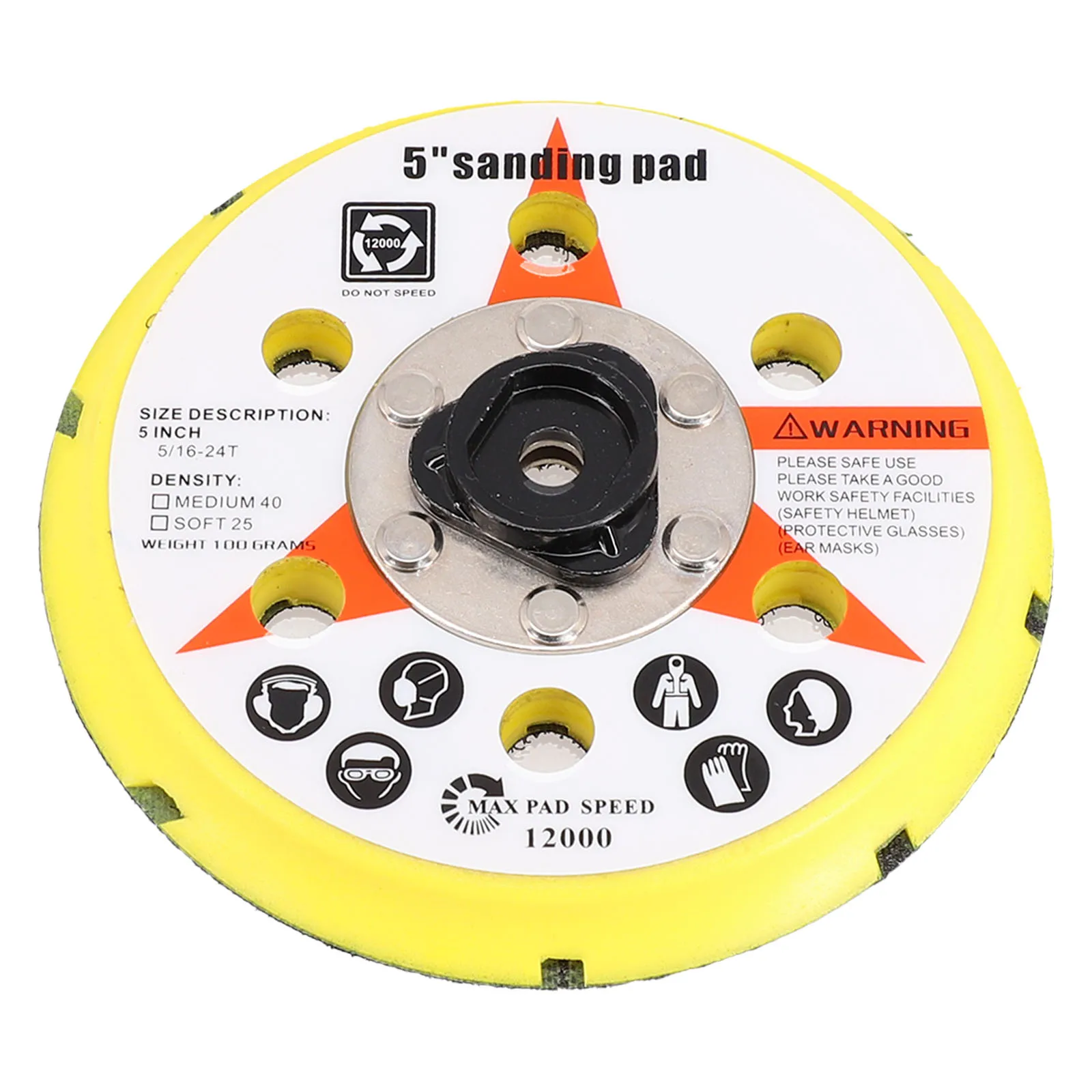 For DA Polisher Sanding Pad Backing Plate 125mm Heat Emission Holes Ventilated Cooling Channels Heat Reduction
For DA Polisher Sanding Pad Backing Plate 125mm Heat Emission Holes Ventilated Cooling Channels Heat Reduction