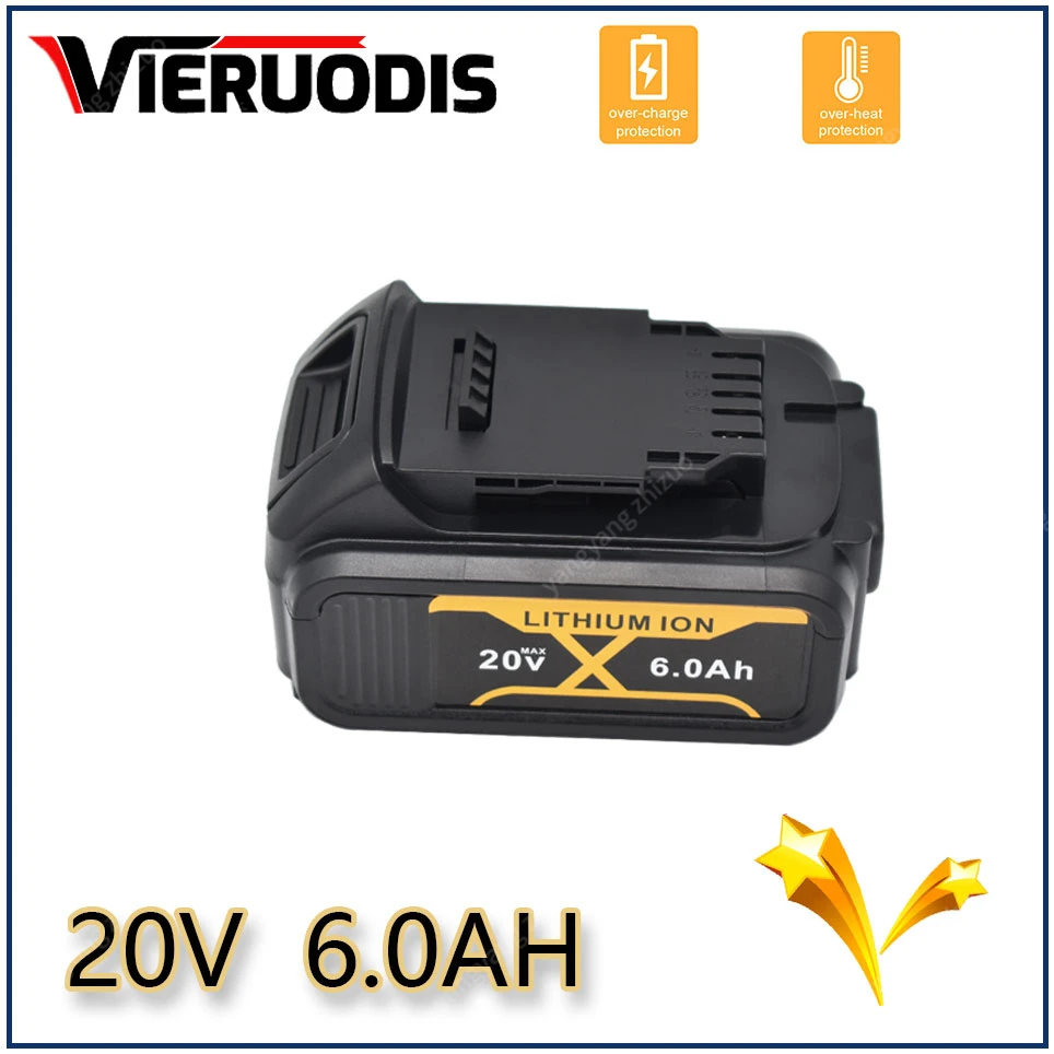 100% Original For DeWalt 20V 6000mAh Rechargeable Power Tools Battery with LED Li-ion Replacement DCB205 DCB204-2 DCB206
100% Original For DeWalt 20V 6000mAh Rechargeable Power Tools Battery with LED Li-ion Replacement DCB205 DCB204-2 DCB206