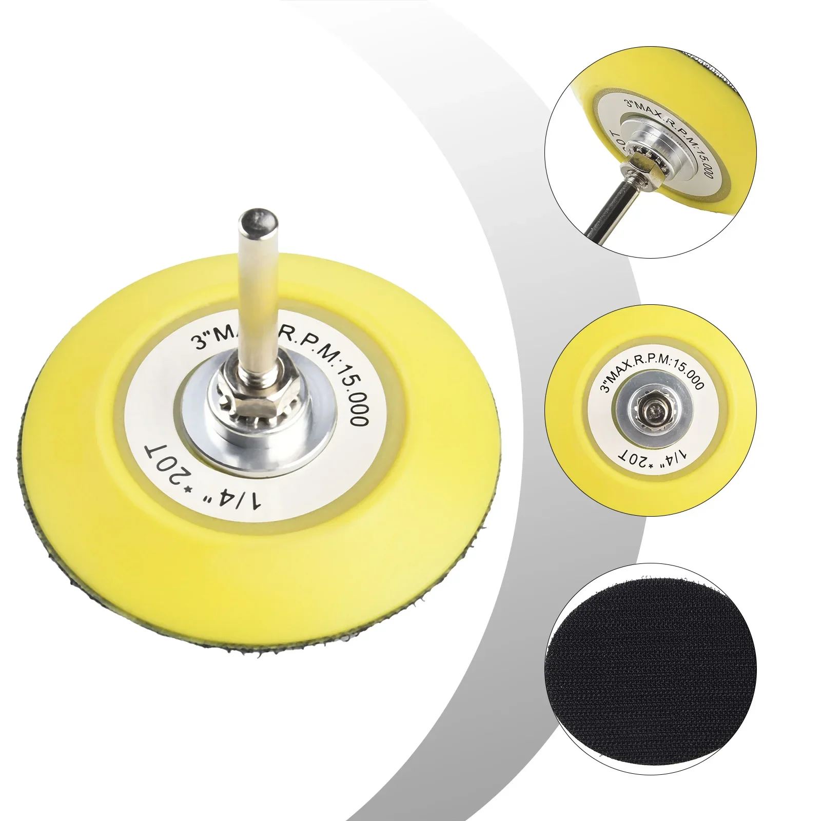 3 Inch 75mm Polisher Sanding Pads Hook And Loop Backing Plates For Pneumatic Sander Polishing Disc Abrasive Tool Accessories
3 Inch 75mm Polisher Sanding Pads Hook And Loop Backing Plates For Pneumatic Sander Polishing Disc Abrasive Tool Accessories