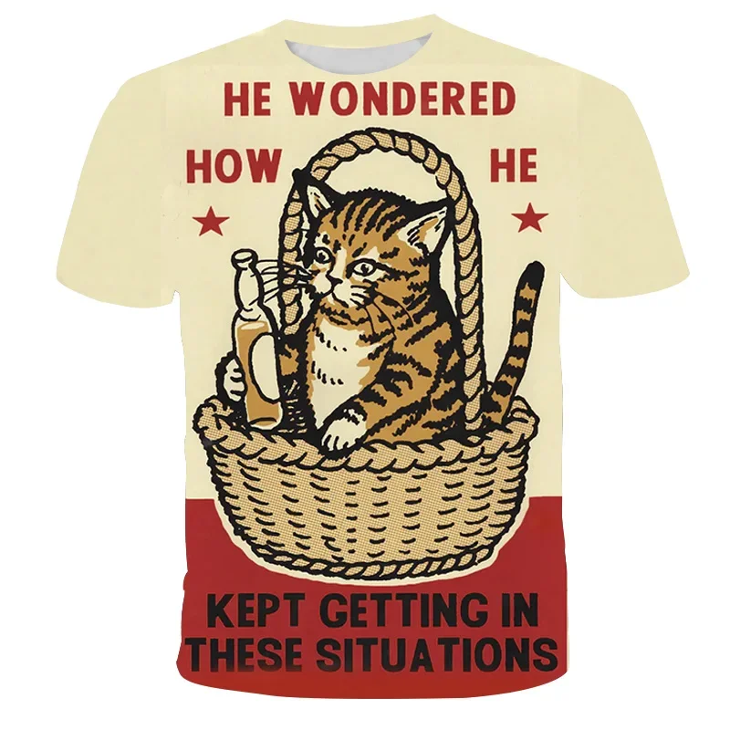 Men's T-shirt 3D Animal Print T Shirt Spring And Summer Men Women Harajuku Fashion Fun Short Sleeved Round Neck Tops
Men's T-shirt 3D Animal Print T Shirt Spring And Summer Men Women Harajuku Fashion Fun Short Sleeved Round Neck Tops