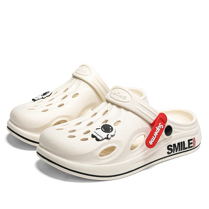 Women's Garden Shoes Outdoor Beach Shoes Men's Sports Shoes Summer Couple Slippers Hole Sandals Wooden Clogs Shoes
Women's Garden Shoes Outdoor Beach Shoes Men's Sports Shoes Summer Couple Slippers Hole Sandals Wooden Clogs Shoes