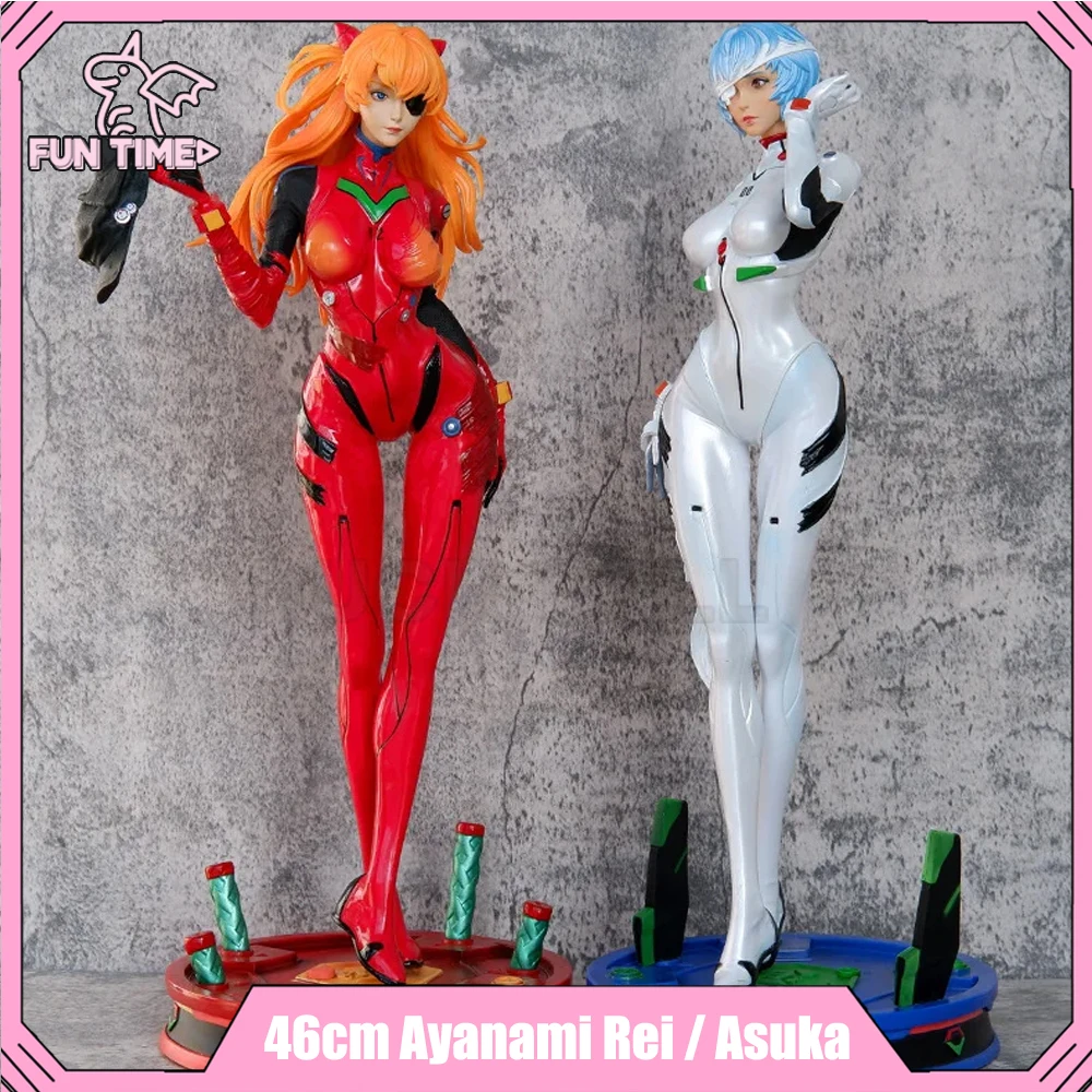 46cm Evangelion Anime Figures Soft Ayanami Rei Action Figurine Asuka Figure PVC Statue Room Decor Toy Doll Model Birthday Gift
46cm Evangelion Anime Figures Soft Ayanami Rei Action Figurine Asuka Figure PVC Statue Room Decor Toy Doll Model Birthday Gift