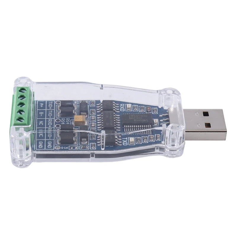 USB To RS485 RS422 Serial Adapter For FTDI Chip 6Pin Terminal Block Converter Support Winxp Win 7 Win8 Win10 Android
USB To RS485 RS422 Serial Adapter For FTDI Chip 6Pin Terminal Block Converter Support Winxp Win 7 Win8 Win10 Android