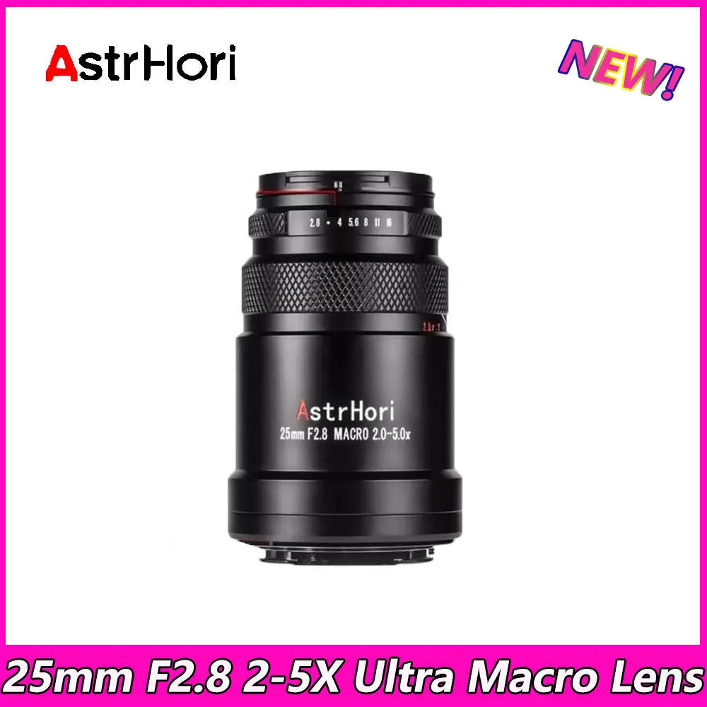 AstrHori 25 мм F2.8 2-5X ультра Макросъемка полная Рамка Ручной Фокус объектив для Fuji X Canon RF Nikon Z Panasonic L Sony E Mount камеры
AstrHori 25 мм F2.8 2-5X ультра Макросъемка полная Рамка Ручной Фокус объектив для Fuji X Canon RF Nikon Z Panasonic L Sony E Mount камеры