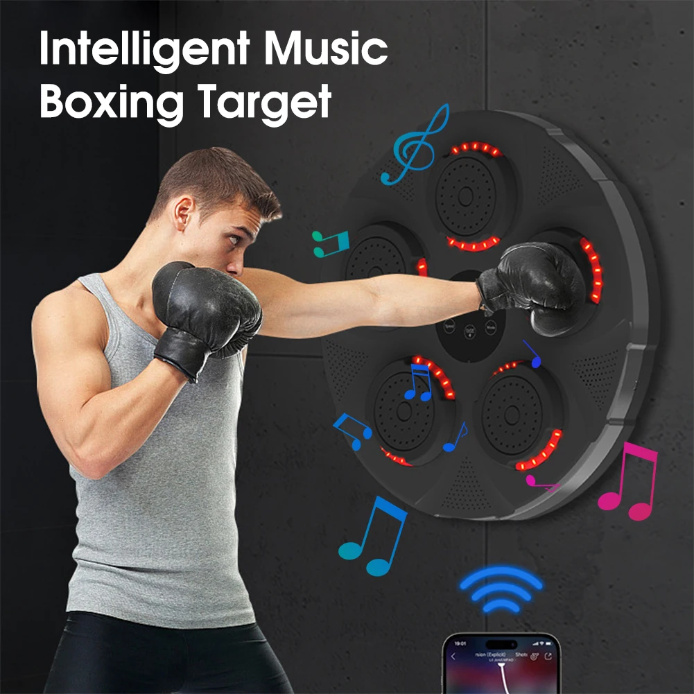 Music Boxing Wall Target Boxing Pads with Gloves Wall Mounted Bluetooth Rechargeable Boxing Exercise Training Kit Home Exercise
Music Boxing Wall Target Boxing Pads with Gloves Wall Mounted Bluetooth Rechargeable Boxing Exercise Training Kit Home Exercise