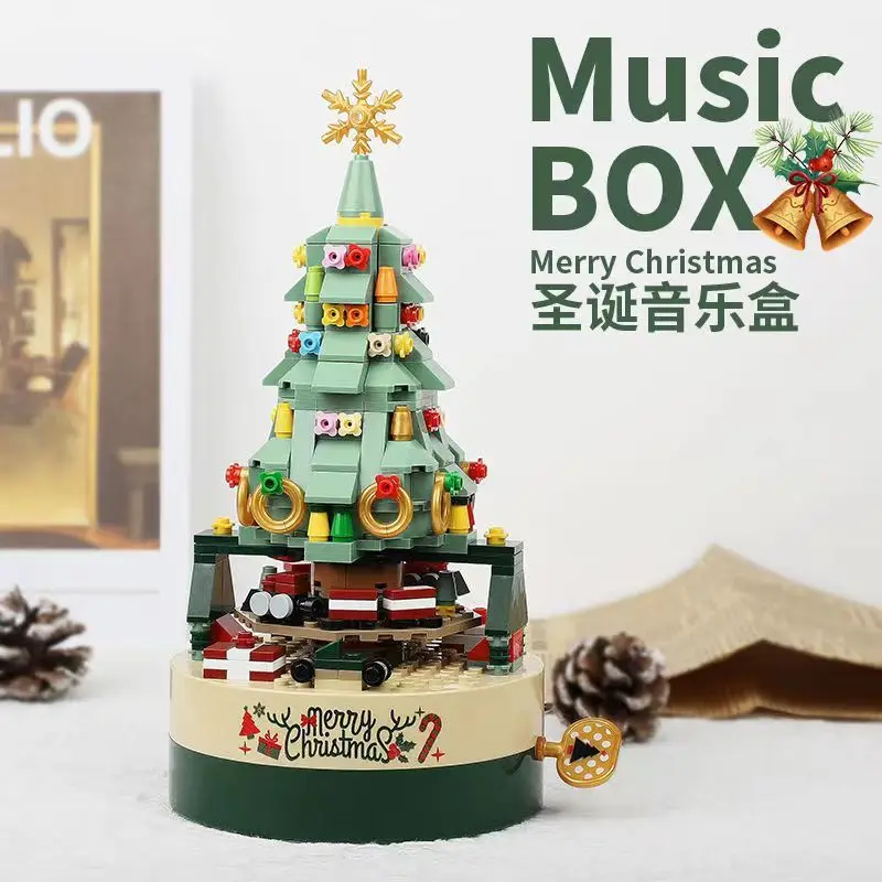 In Stock Baby SEMP Christmas Tree Lighting Music Box Puzzle Assembling Building Blocks New Year Spring Festival Girls' Gifts Chi
In Stock Baby SEMP Christmas Tree Lighting Music Box Puzzle Assembling Building Blocks New Year Spring Festival Girls' Gifts Chi