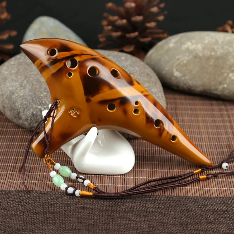 Керамический Ocarina, 12 отверстий, клавиша Alto C, искусственная кожа, профессиональный Ocarina of Time Orff, инструменты с аксессуарами
Керамический Ocarina, 12 отверстий, клавиша Alto C, искусственная кожа, профессиональный Ocarina of Time Orff, инструменты с аксессуарами