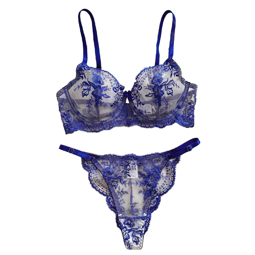 Women Fancy Floral Seductive Lingerie Ultra Thin See Through Lace Embroidery Bra Thong Panties Underwear Sets Erotic Outfit
Women Fancy Floral Seductive Lingerie Ultra Thin See Through Lace Embroidery Bra Thong Panties Underwear Sets Erotic Outfit