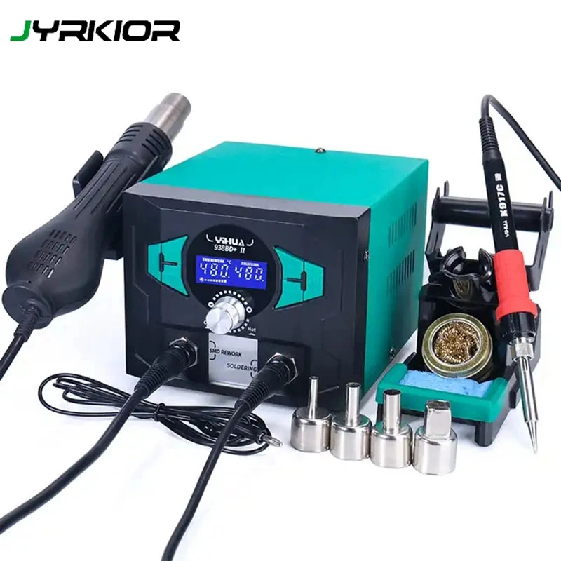 Паяльная станция Yihua 938BD + II 2 в 1 с цифровым интеллектуальным дисплеем, 810 Вт
Паяльная станция Yihua 938BD + II 2 в 1 с цифровым интеллектуальным дисплеем, 810 Вт