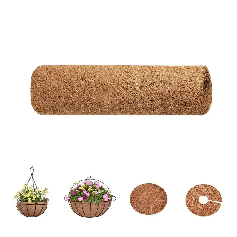 

DIY Coconut Flower Mat Natural Coconut Coir Sheet Coco Mat For Pots And Planting Multiple Use Scenarios Carpet Coco Fiber Liners