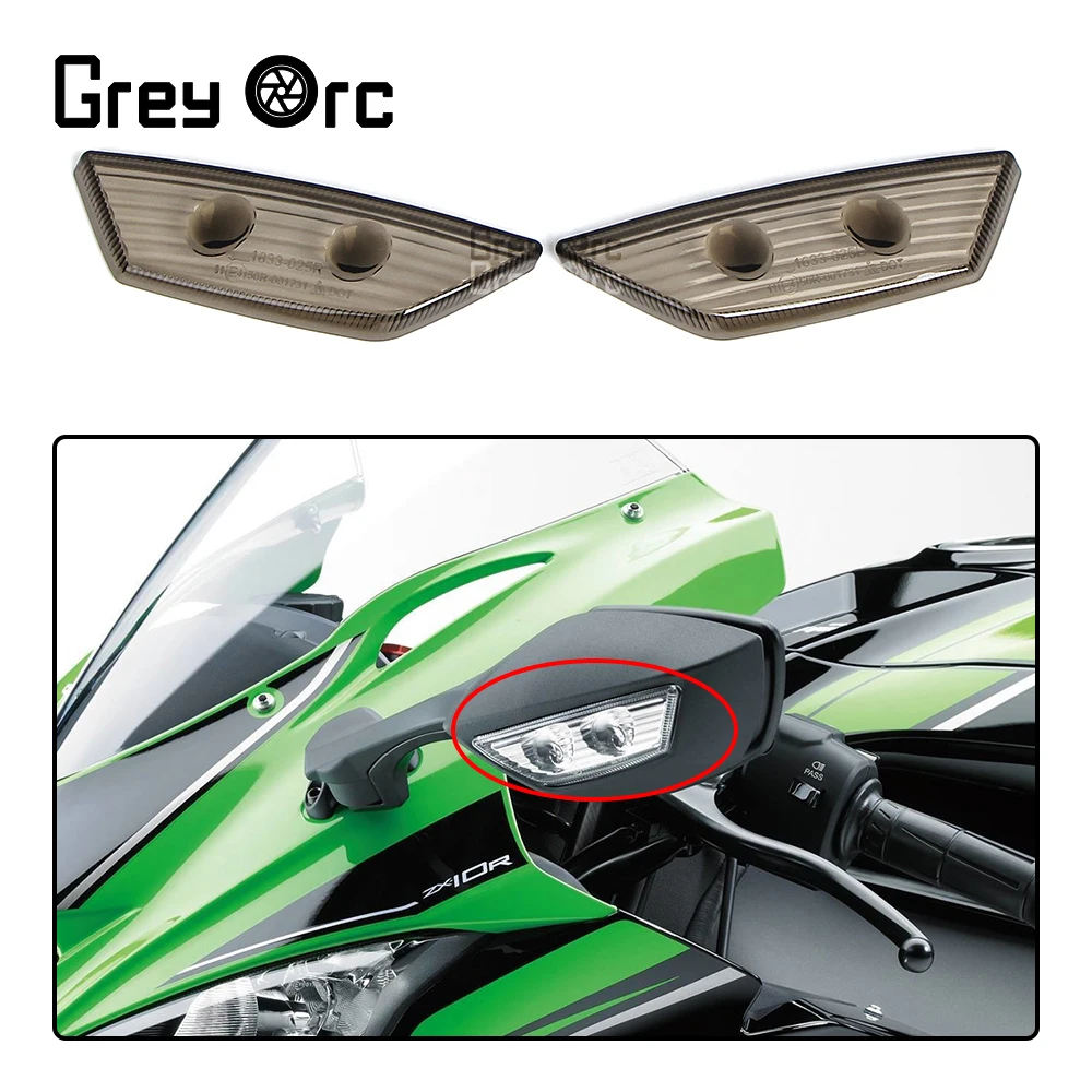Rear Mirror Turn Signal Mirror Cover For Kawasaki Ninja ZX10R ZX-10R ZX 10R 2011-2015 2012 2013 2014 ABS LED Rearview Light Lens
Rear Mirror Turn Signal Mirror Cover For Kawasaki Ninja ZX10R ZX-10R ZX 10R 2011-2015 2012 2013 2014 ABS LED Rearview Light Lens