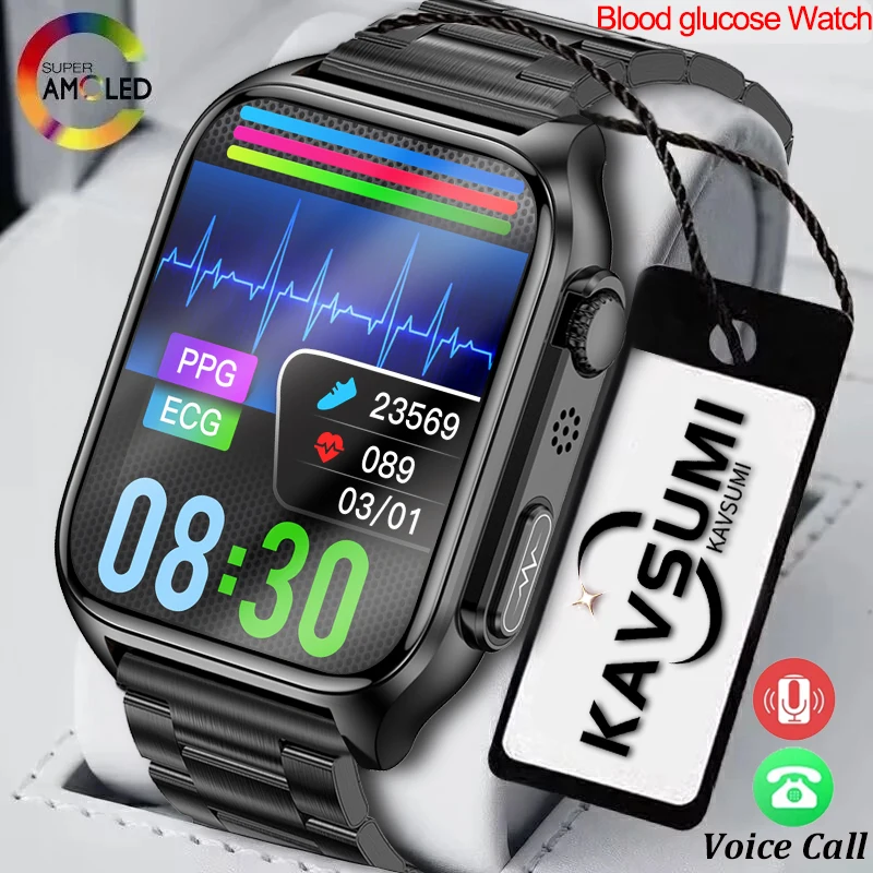 2023 New Blood Sugar ECG+PPG Smart Watch Men AI Voice Assistant Bluetooth Call Automatic Infrared Blood Oxygen Health Watch IP67
2023 New Blood Sugar ECG+PPG Smart Watch Men AI Voice Assistant Bluetooth Call Automatic Infrared Blood Oxygen Health Watch IP67
