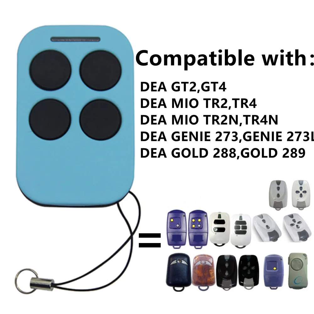 

DEA GT2 GT4 DEA MIO TR2 TR4 433mhz Remote Control DEA Gate Garage Door Openner Garage Command Rolling Code 433.92MHz