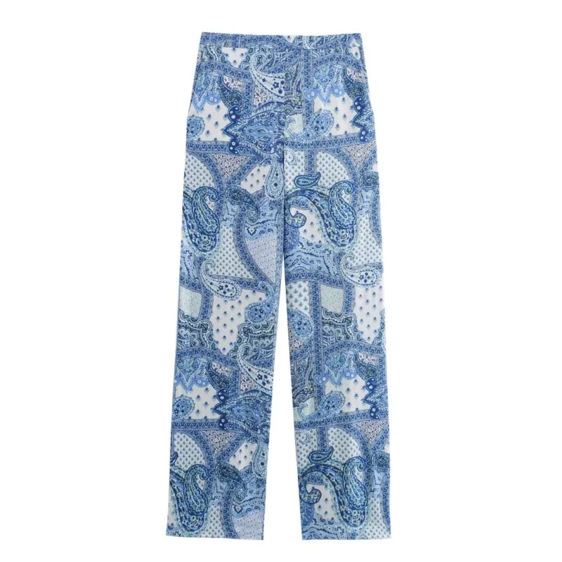 Printed Loose Pants Women Summer High Waisted Pajama style Elastic waist Bottom Woman Pantalones De Mujer Beach Style Pants
Printed Loose Pants Women Summer High Waisted Pajama style Elastic waist Bottom Woman Pantalones De Mujer Beach Style Pants