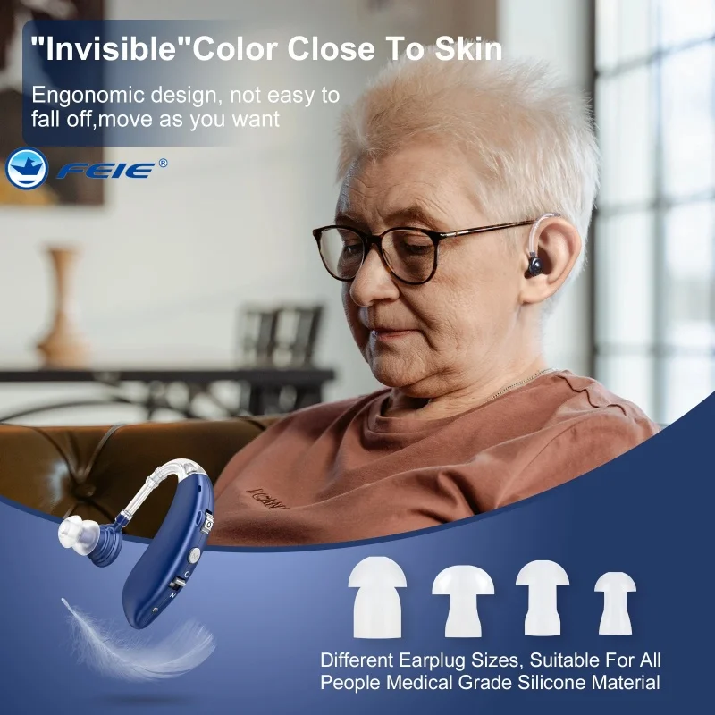 

Новый перезаряжаемый цифровой слуховой аппарат с Bluetooth, настраиваемый звук, слуховой аппарат, наушники для dl01 и молодых глухих, бесплатная доставка