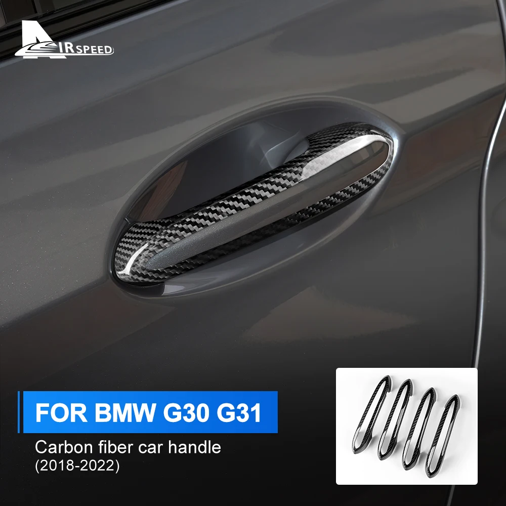 4pcs Real Hard Carbon Fiber Exterior For BMW 5 Series G30 G31 2018-2022 Car Side Body Door Handle Cover Trim Car Styling
4pcs Real Hard Carbon Fiber Exterior For BMW 5 Series G30 G31 2018-2022 Car Side Body Door Handle Cover Trim Car Styling