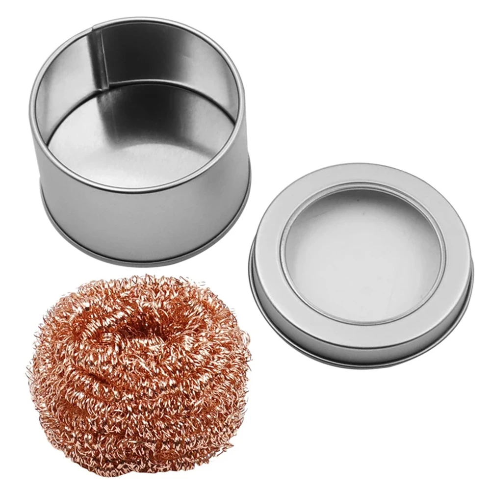 2PCS Desoldering Cleaning Ball Soldering Iron Mesh Filter Copper Wire Cleaner 66*42mm Soldering Iron Cleaning Ball
2PCS Desoldering Cleaning Ball Soldering Iron Mesh Filter Copper Wire Cleaner 66*42mm Soldering Iron Cleaning Ball