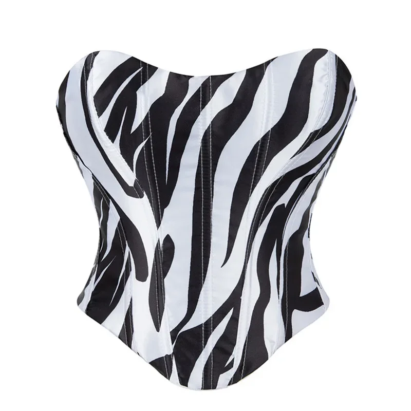 Sleeveless Off Shoulder Fashion Overbust Sexy Corset Crop Tops Vest Female Underwear Backless Bustier Top
Sleeveless Off Shoulder Fashion Overbust Sexy Corset Crop Tops Vest Female Underwear Backless Bustier Top