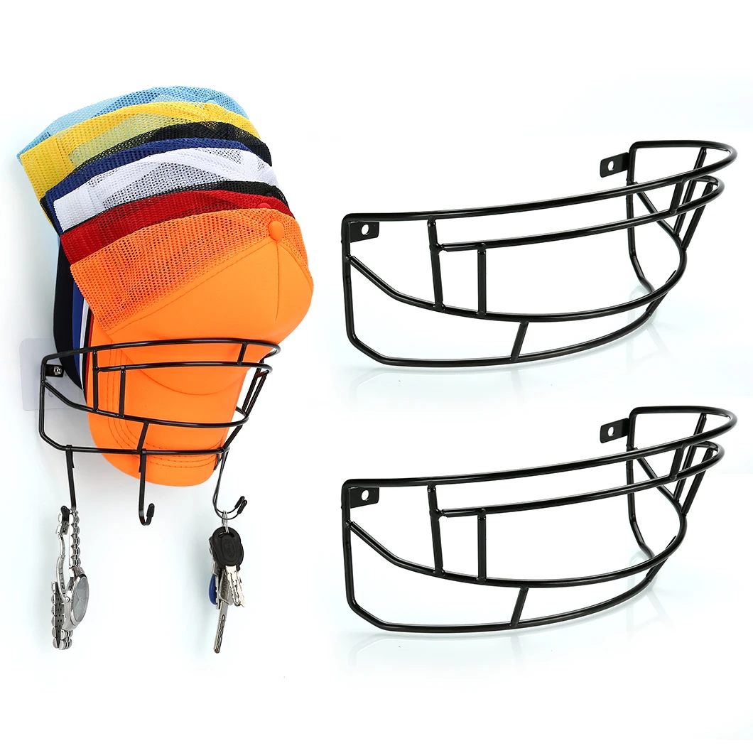 2pcs Adhesive Hat Rack for Wall 2 Packs Metal Hat Organizers for Baseball Caps Storage Strong Ball Cap Holder Key Cap Hanger
2pcs Adhesive Hat Rack for Wall 2 Packs Metal Hat Organizers for Baseball Caps Storage Strong Ball Cap Holder Key Cap Hanger