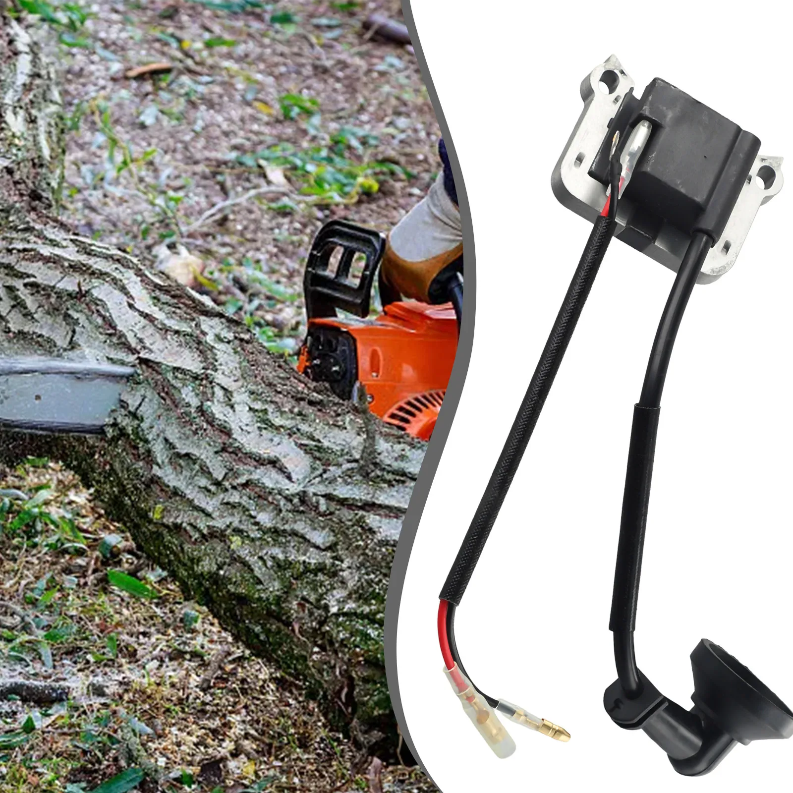 Reliable Ignition Coil for 2 Stroke Engine Chainsaw Brush Cutter Lawnmower 52mm Hole Distance Excellent Service Life
Reliable Ignition Coil for 2 Stroke Engine Chainsaw Brush Cutter Lawnmower 52mm Hole Distance Excellent Service Life