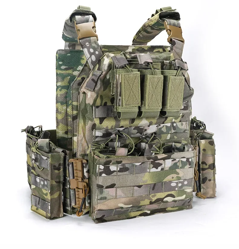 Upgraded Quick Release Tactical Vest, Removable Attachment Double Layer Protection, Nylon CS Field Combat Vest
Upgraded Quick Release Tactical Vest, Removable Attachment Double Layer Protection, Nylon CS Field Combat Vest