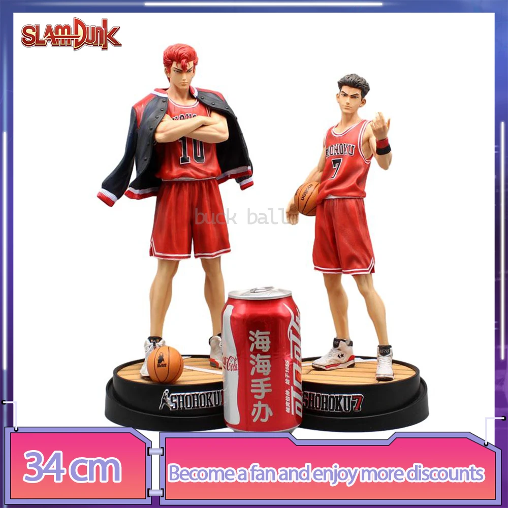 34cm Slam Dunk Gk Anime Figures Sakuragi Hanamichi Figure Ryota Miyagi Figurine Statue Model Doll Collection Ornament Toys
34cm Slam Dunk Gk Anime Figures Sakuragi Hanamichi Figure Ryota Miyagi Figurine Statue Model Doll Collection Ornament Toys