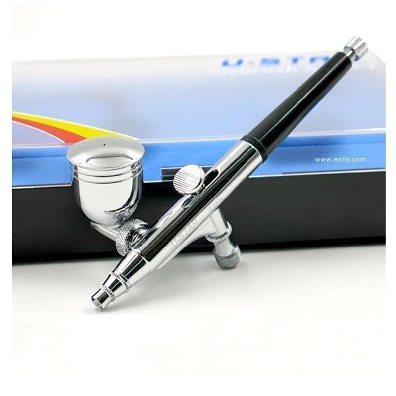 USTAR S-130A Painted Airbrush Spray Pen Dual Action 0.3mm 7CC Scale Tank Model Kit Anime SciFi DIY Doll Coloring Paint Tool
USTAR S-130A Painted Airbrush Spray Pen Dual Action 0.3mm 7CC Scale Tank Model Kit Anime SciFi DIY Doll Coloring Paint Tool