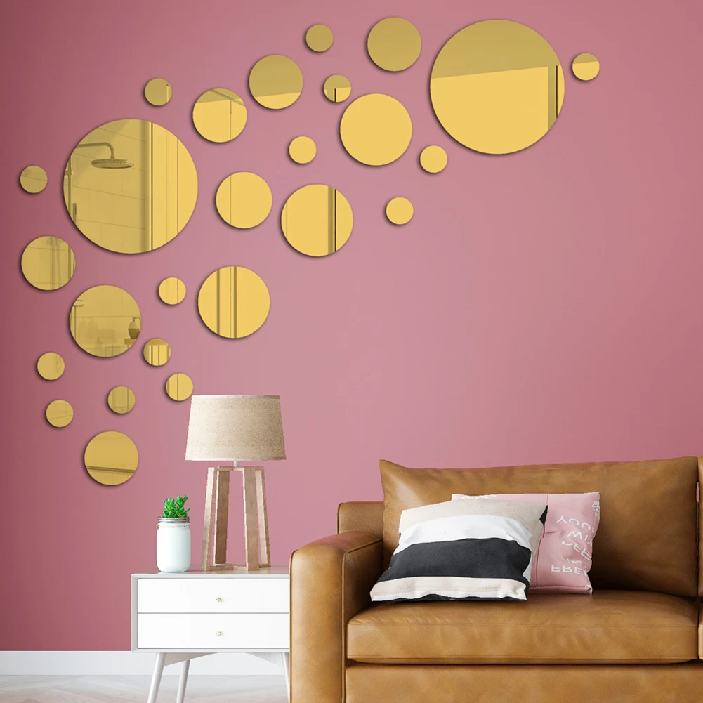 26pcs Mirror Wall Sticker Round Wall Art Stickers DIY Household Decorative Decals Bedroom Living Room Bathroom Home Decor
26pcs Mirror Wall Sticker Round Wall Art Stickers DIY Household Decorative Decals Bedroom Living Room Bathroom Home Decor